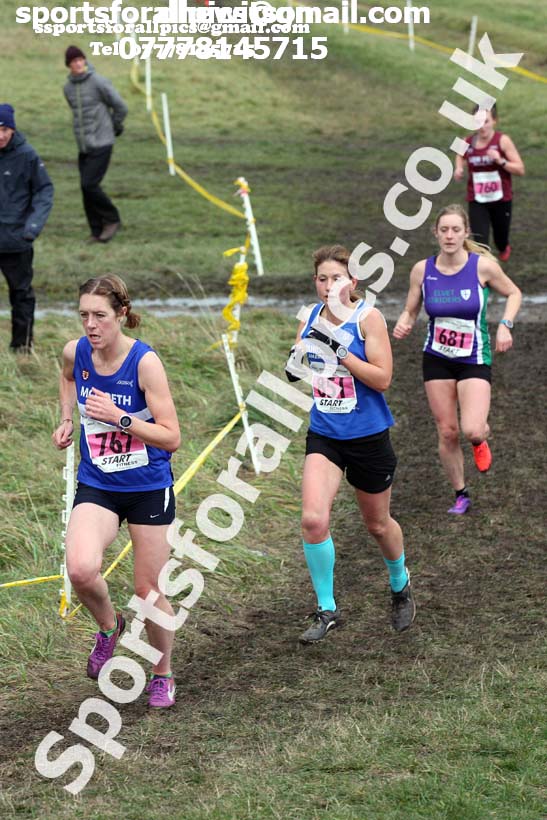 Senior womens North Eastern Cross Country, 2018 Northern Cross Country Champs., Wrekenton, Gateshead. Photo:  David T. Hewitson/Sports for All Pics